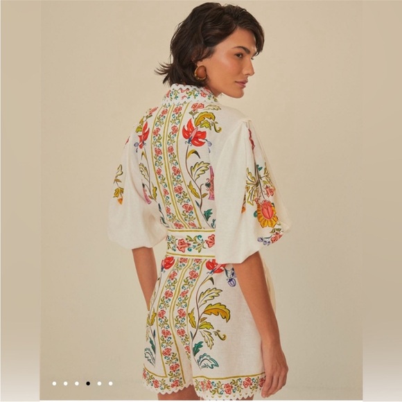 Farm Rio Floral Insects Romper - Picture 8 of 8